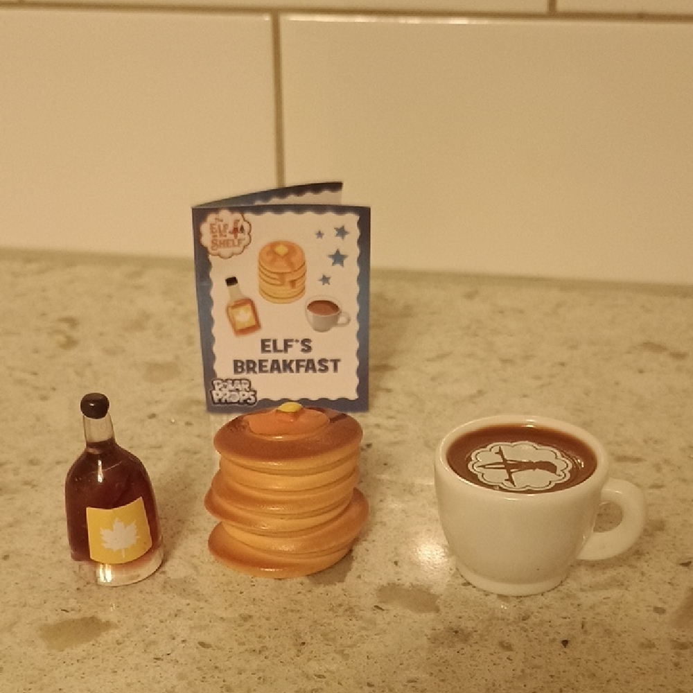 Elf' On The Shelf Polar Props Breakfast Miniature Set